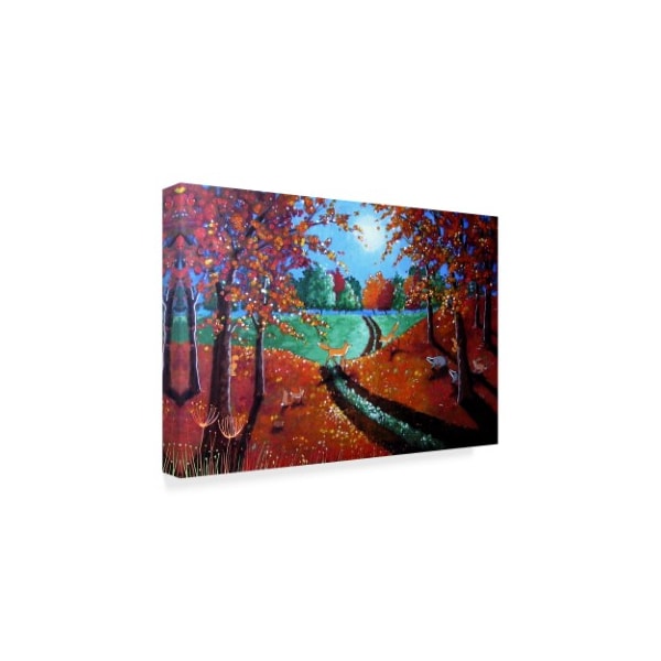 Angie Livingstone 'Autumn Gathering' Canvas Art,16x24